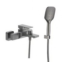 Смеситель для ванны ViEiR Cielo с ручным душем, графит/Gun Metal V393535G