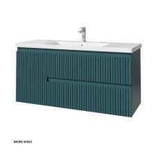 Caprigo Тумба с раковиной FORTE-Smalty TYPE 120 см, левая, синяя