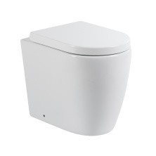 BelBagno Унитаз безободковый приставной MARINO с сиденьем дюропласт, микролифт, белый BB105CBR/BB105SC