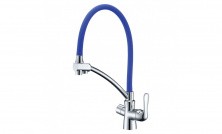 LEMARK Смеситель для кухни Comfort с подключением к фильтру, голубой LM3070C-Blue