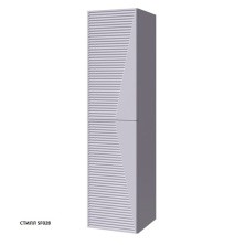 Caprigo Пенал подвесной Modo Terza 35 см, левосторонний, серый 35650L-SF028