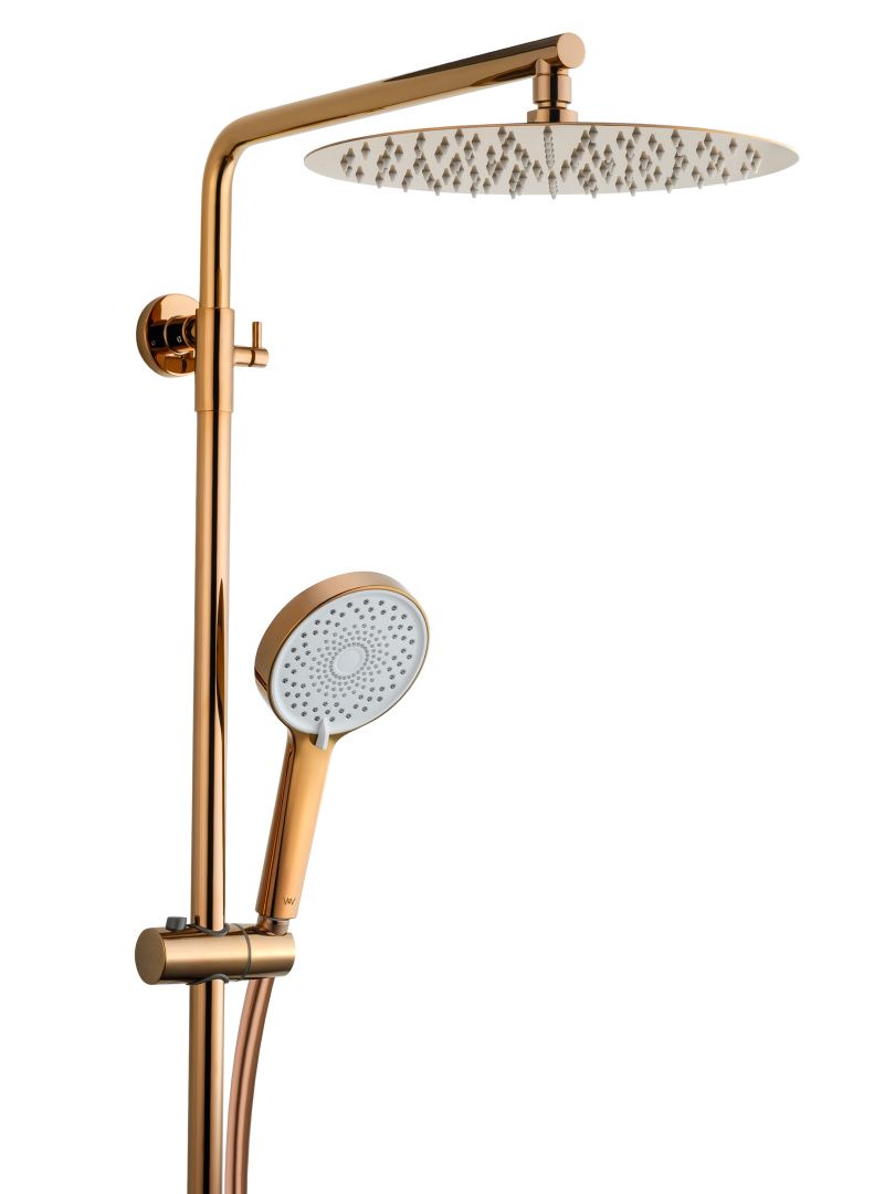 Приобрести душевая система wonzon & woghand tor, розовое золото (ww-88047073-rg)