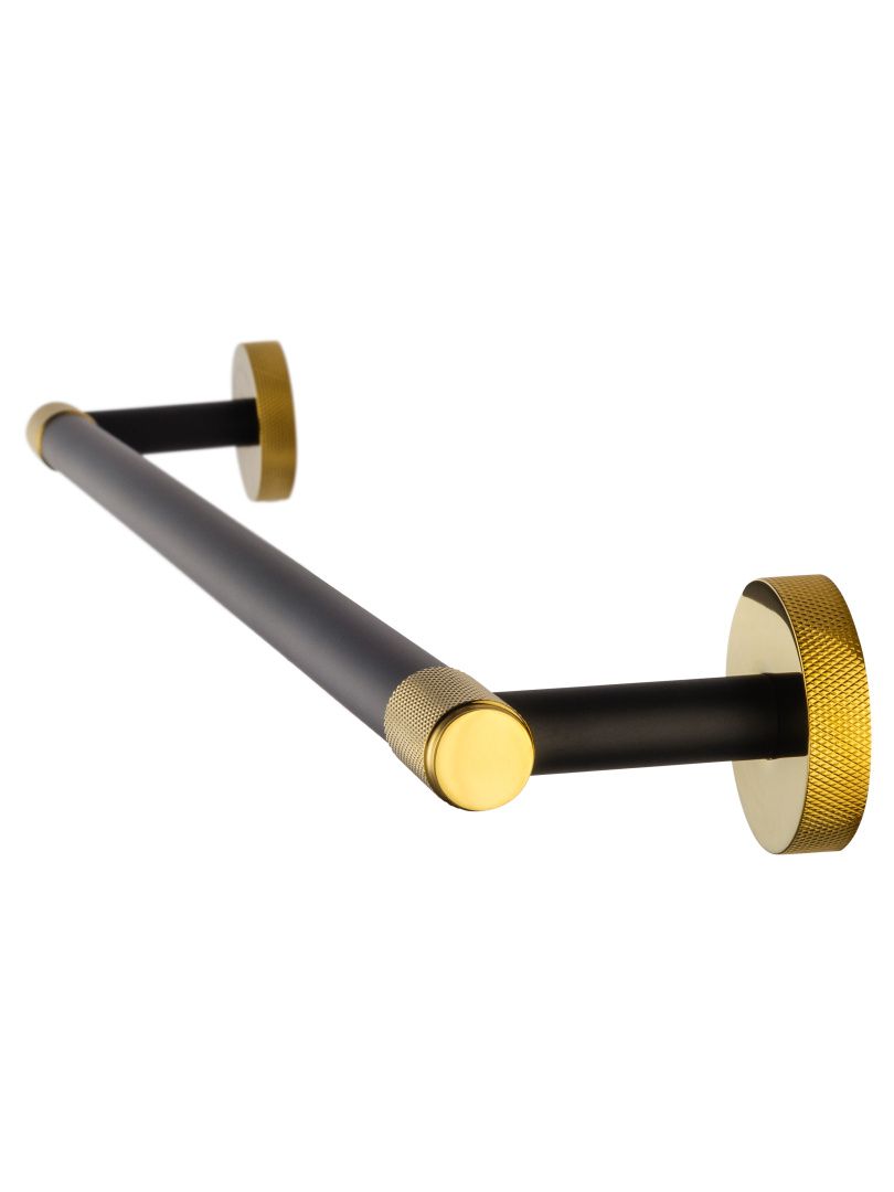 Приобрести полотенцедержатель wonzon & woghand majestic, черный/золото (ww-9212)