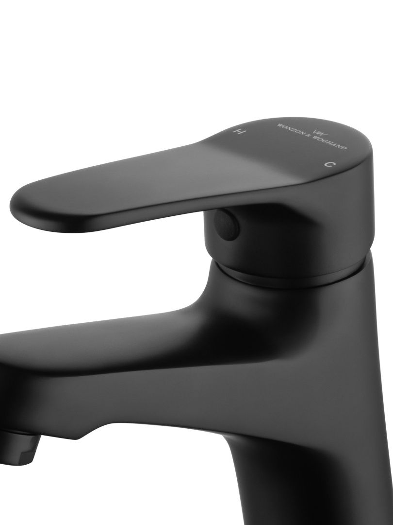 Приобрести смеситель для раковины wonzon & woghand, черный матовый (ww-a40212-mb)