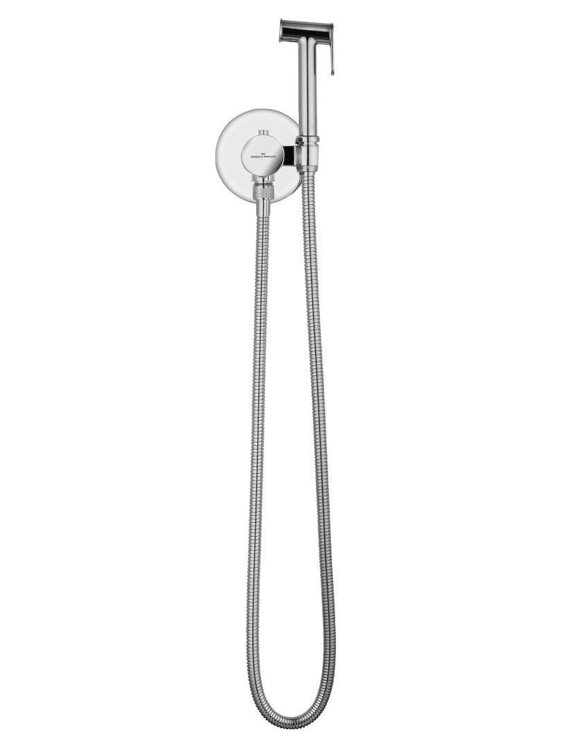 Приобрести смеситель с гигиеническим душем и термостатом встраиваемый wonzon & woghand, хром (ww-88829909-cr)