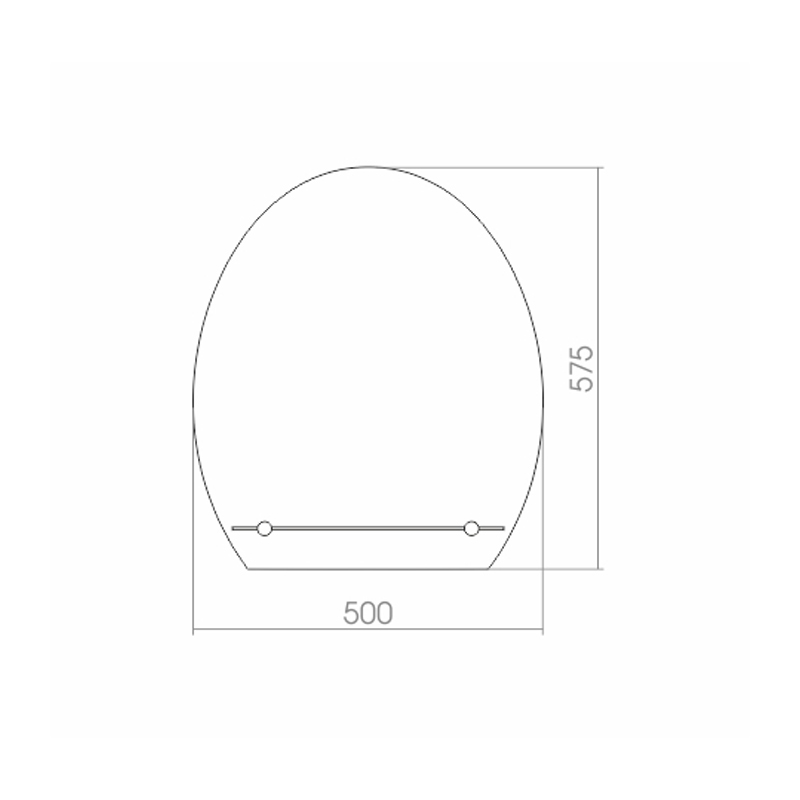Приобрести loranto зеркало уют 50х57, с полкой 00000000410