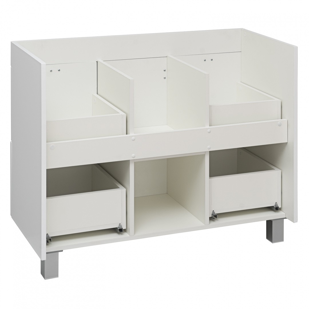 Приобрести aqua de marco тумба напольная с раковиной ostin 100см. 1 дверь 4 ящика