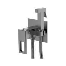 GERHANS Смеситель с гигиеническим душем K27, оружейная сталь K15227D