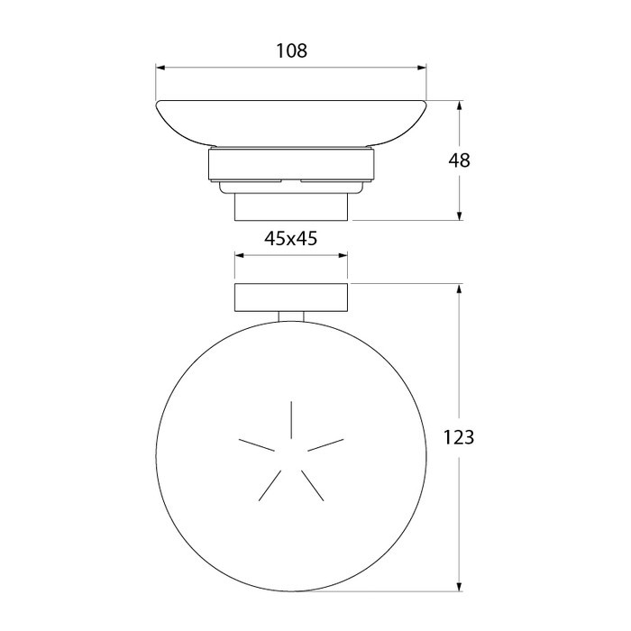 Приобрести iddis мыльница edifice 108мм, белый\хром edimbg0i42
