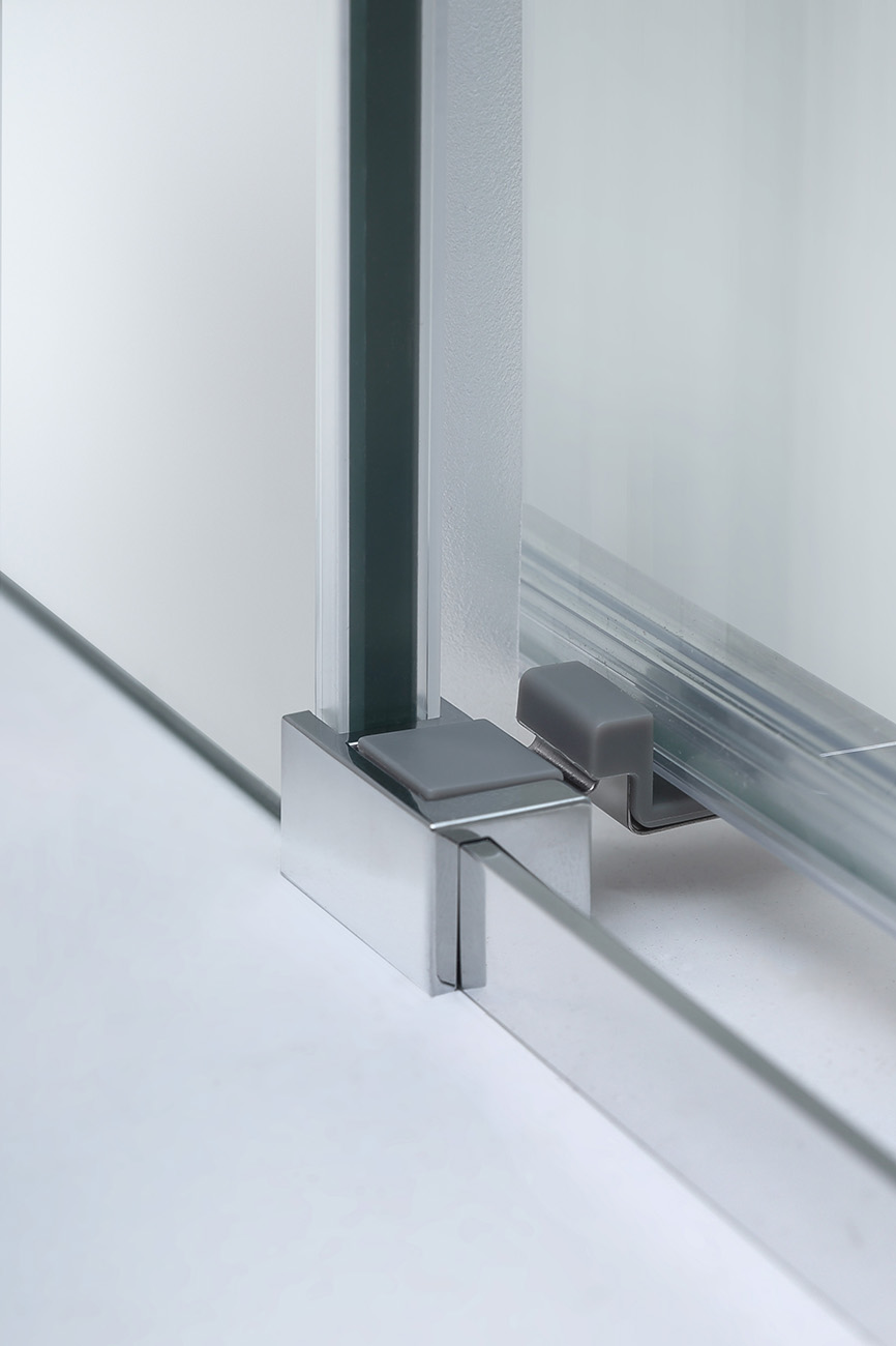 Приобрести cezares душевое ограждение duet 120х100 см, хром duet soft-m-ah-1-120/100-c-cr