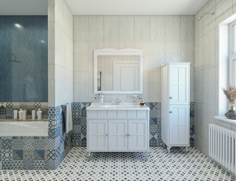 Приобрести caprigo зеркало borgo 100 см, белое 33431-b136