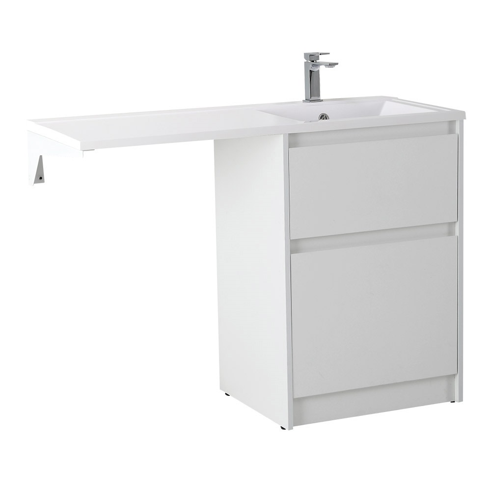 Приобрести belbagno тумба с раковиной kraft 120 см, напольная kraft-lvd-58/120-r bianco opaco, белая раковина