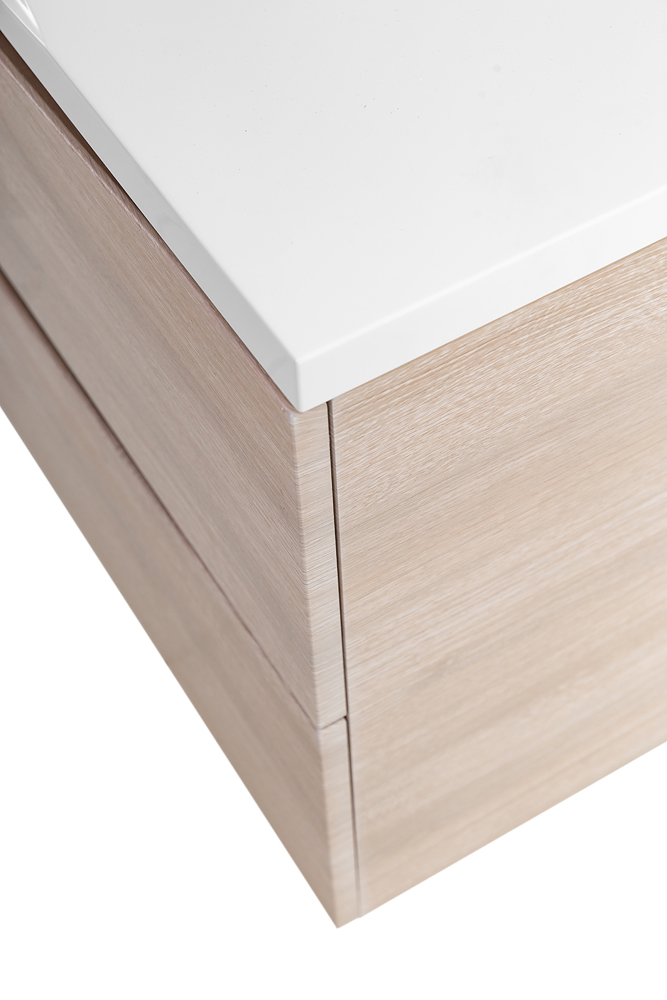 Приобрести belbagno тумба с раковиной marino 110 см, подвесная rovere grigio, белая раковина