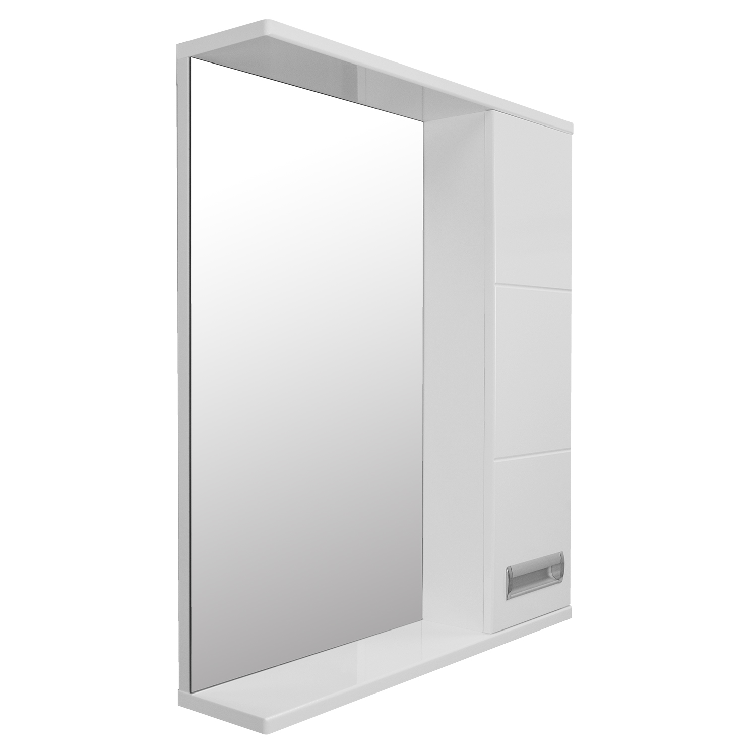 Приобрести loranto зеркало-шкаф дина 60х70 см, правостороннее, белое (cs00049718)