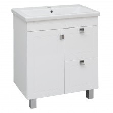 AQUA DE MARCO Тумба напольная с раковиной Ostin 70см. 1 дверь 2 ящика