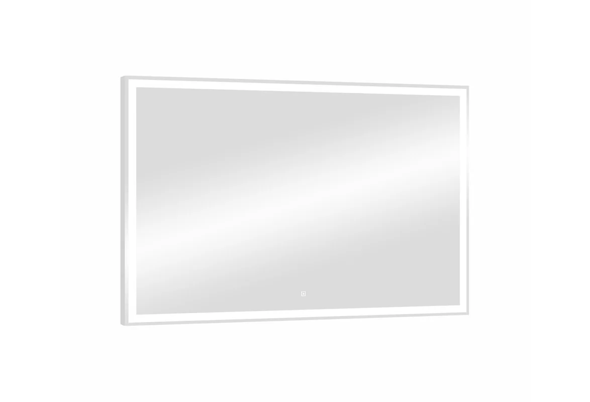 Приобрести continent зеркало с подсветкой mercury 120х80 см, белое