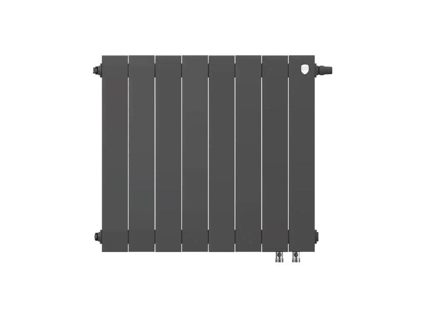 Приобрести royal thermo радиатор биметаллический pianoforte 500 /noir sable ( черный графит ) vdr - 8 секц.