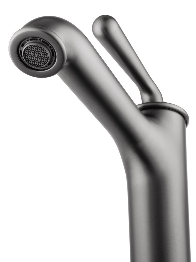 Приобрести смеситель для раковины высокий wonzon & woghand steam, темный графит (ww-88239008-bgm)