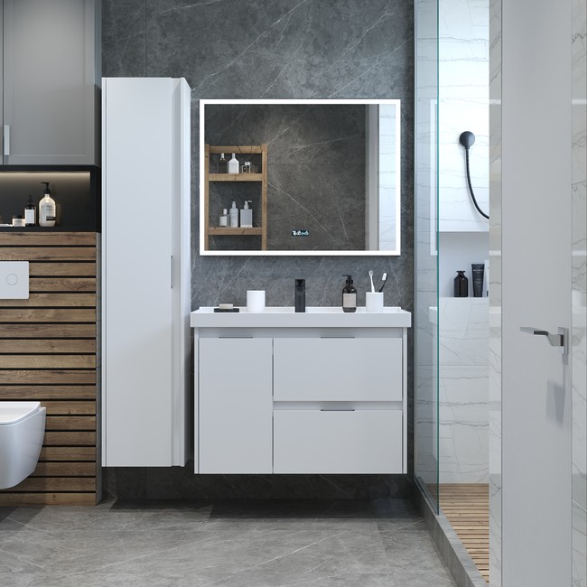 Приобрести briz пенал подвесной vena 35 см, белый, п-35