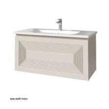 Caprigo Тумба с раковиной MODO Quarta 100 см, светло бежевая