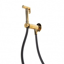 CEZARES Смеситель с гигиеническим душем LEAF, золото LEAF-DIF-PO