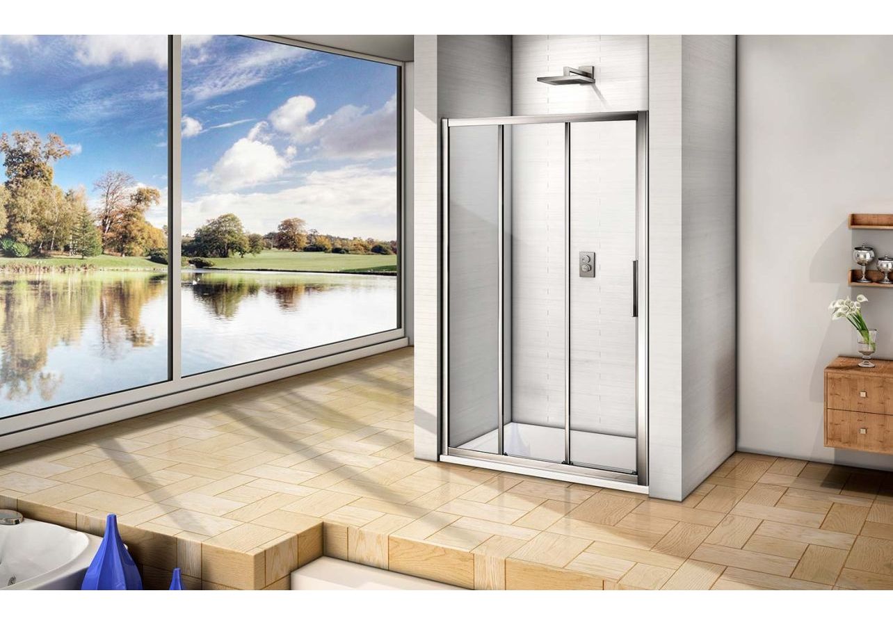 Приобрести bas дверь душевая orion wtw-100-c-ch 100 см хром/прозрачное