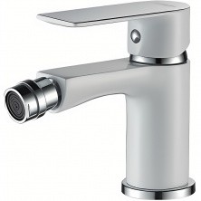 HAIBA Смеситель для биде 124мм, белый\хром HB-50505-8