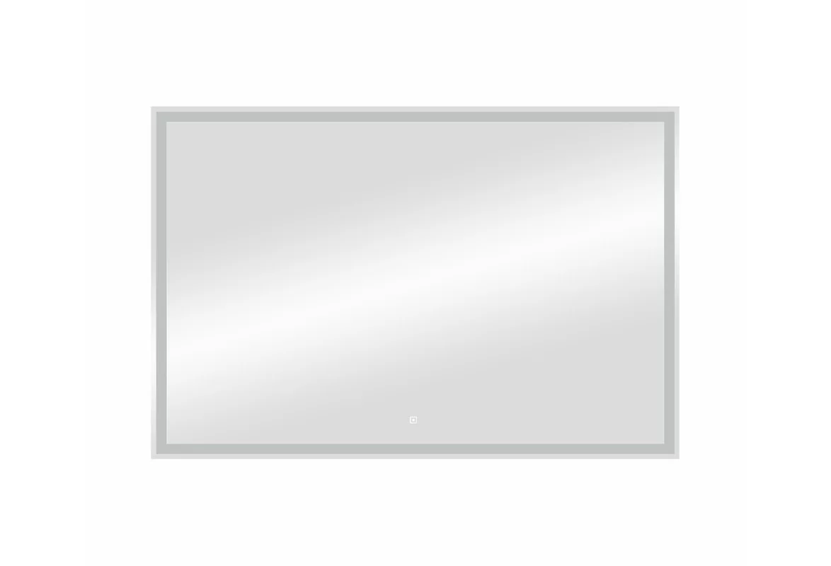 Приобрести continent зеркало с подсветкой mercury 120х80 см, белое