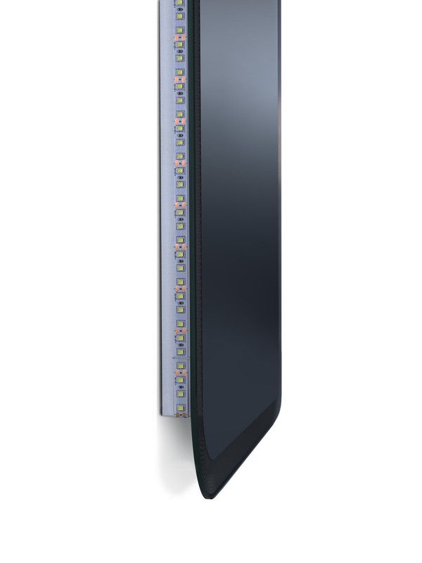 Приобрести continent зеркало с подсветкой isten 60х80 см, бесконтактный включатель, белое