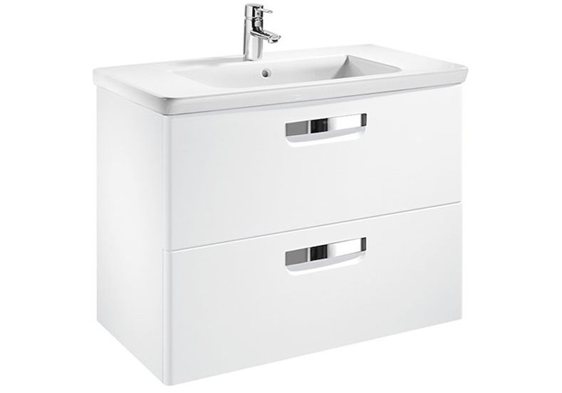 Приобрести тумба подвесная roca gap с раковиной 70 см, белый матовый z.ru93.0.273.3; 7.3274.7.100.0