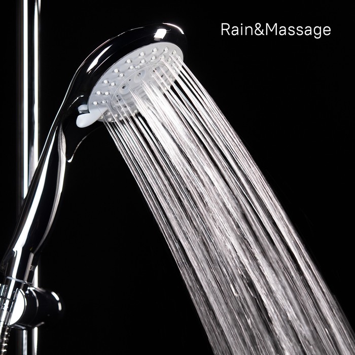 Приобрести iddis душевая лейка 5f 267мм, пятирежимная, хром a10161