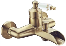 Boheme Смеситель для ванны Vogue, бронза\белый 203-PR