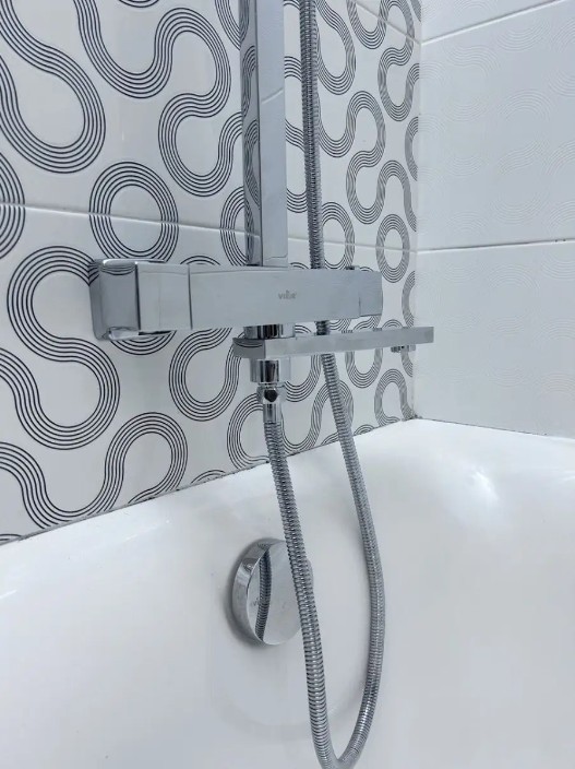 Приобрести душевая система vieir cielo 974 мм, с термостатом, хром v393561