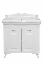 Azario Тумба напольная с раковиной MAGNOLIA 90см. белая, CS00069429