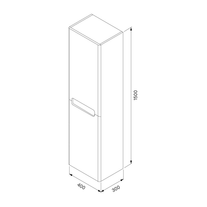Приобрести iddis пенал подвесной edifice 40см, белый edi40w0i97