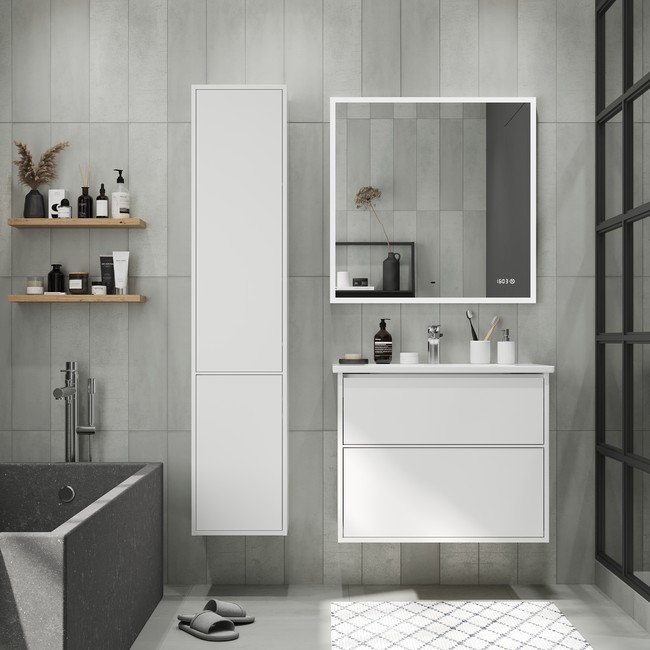 Приобрести briz тумба подвесная monza 100 см, белая, т18-100