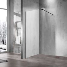 Vincea Душевая перегородка Walk-In 100 см, прозрачное, оружейная сталь VSW-1H100CLGM