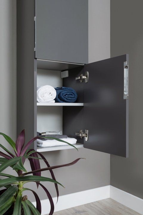 Приобрести aquanet пенал алвита 35 см, серый антрацит