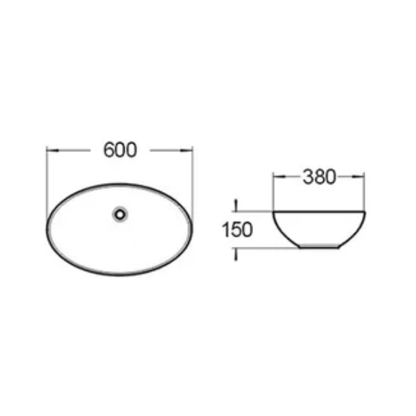Приобрести comforty раковина 7689 60х38 см, белая