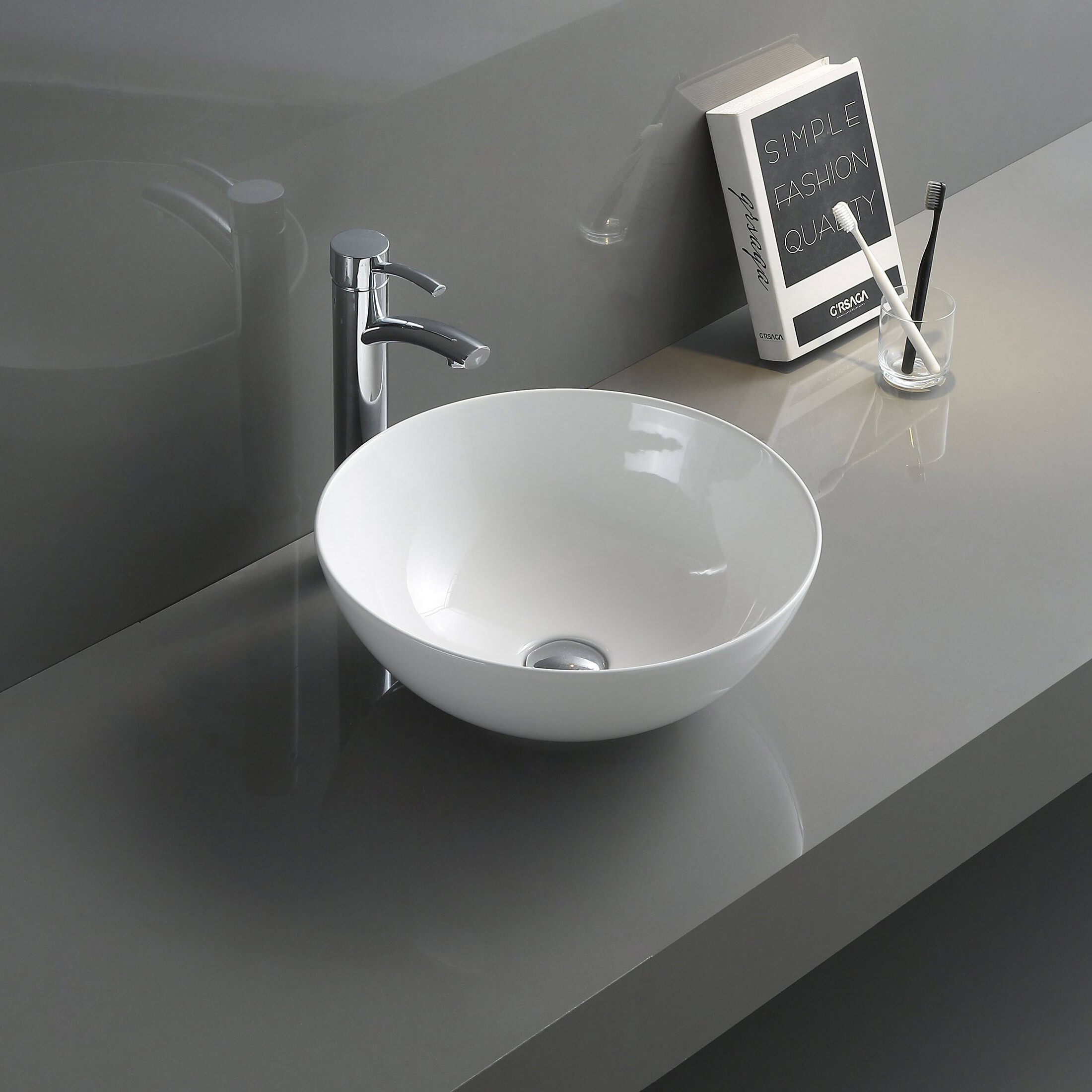 Приобрести раковина-чаша ceramalux 41 см 104