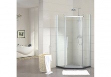 Душевое ограждение Sole Quadro 100х100 см хром/прозрачное