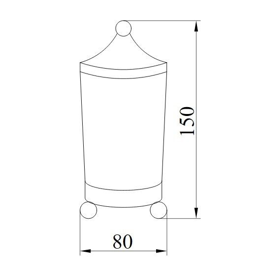 Приобрести boheme стакан для ватных дисков hermitage, бронза 10334