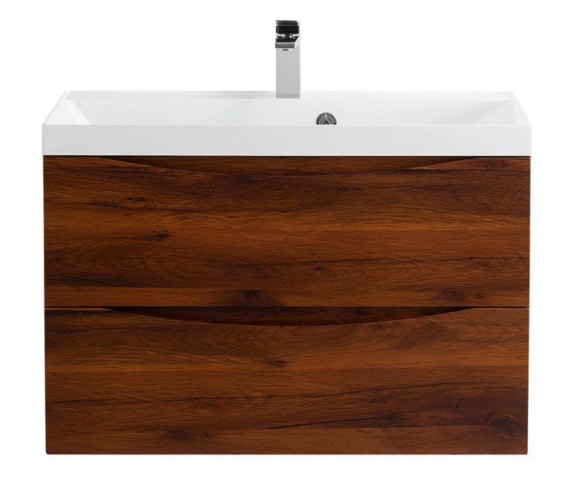 Приобрести тумба подвесная с раковиной belbagno marino-800-2c-so-rc-p 80 см, rovere ciliegio