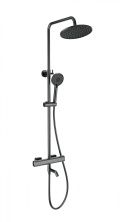 Душевая система с термостатом WONZON & WOGHAND STAY 1, Темный графит (WW-B3051-A1-BGG)