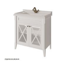 Caprigo Тумба с раковиной NAPOLI 80 см, белая, эмаль 11212UV 2