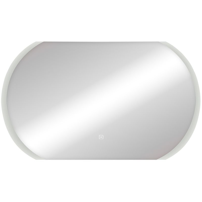 Приобрести continent зеркало с подсветкой polaris 120х80 см, сенсорный включатель, белое