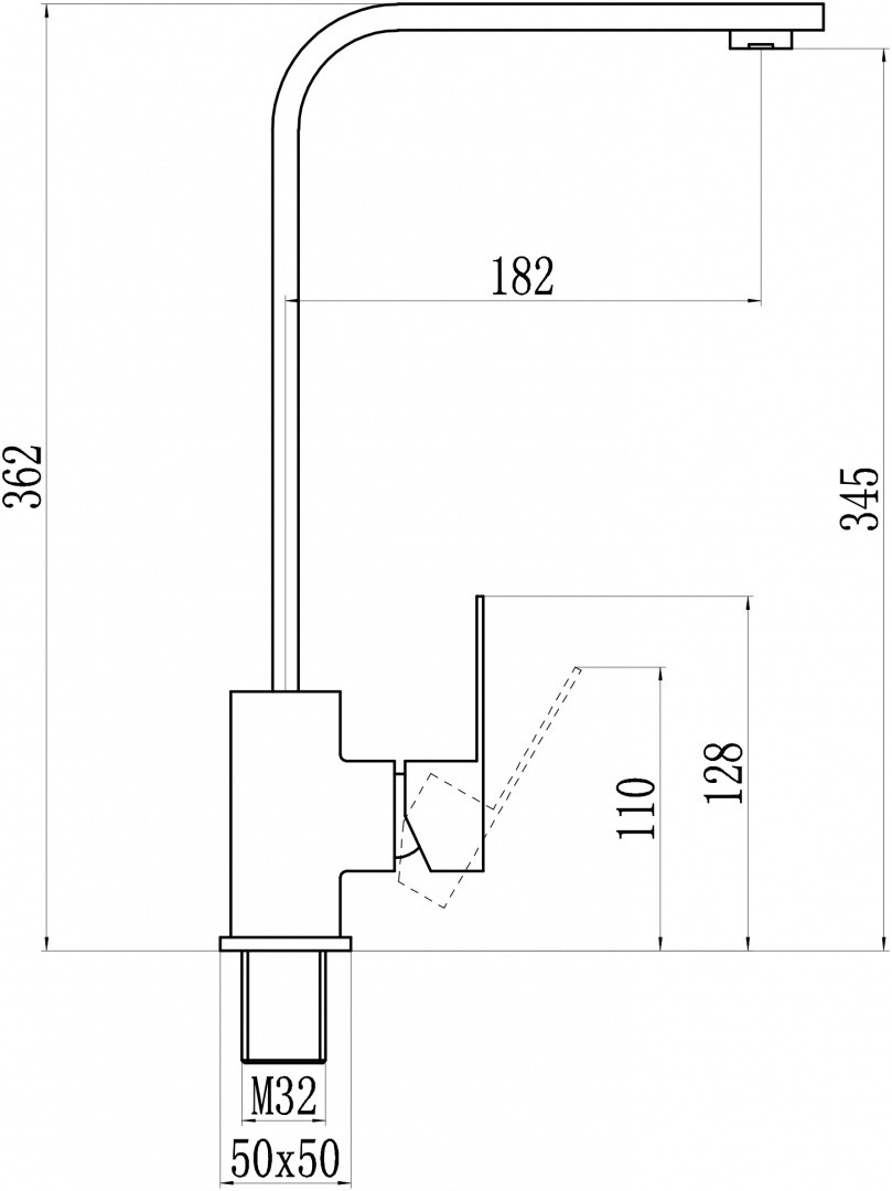 Приобрести savol смеситель для кухни 362мм, нержавеющая сталь s-sus3001