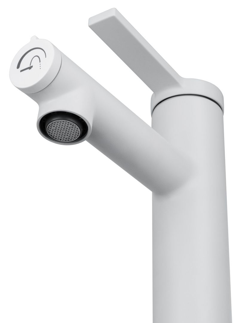 Приобрести смеситель для раковины с функцией полоскания wonzon & woghand, белый матовый (ww-h1017-mw)