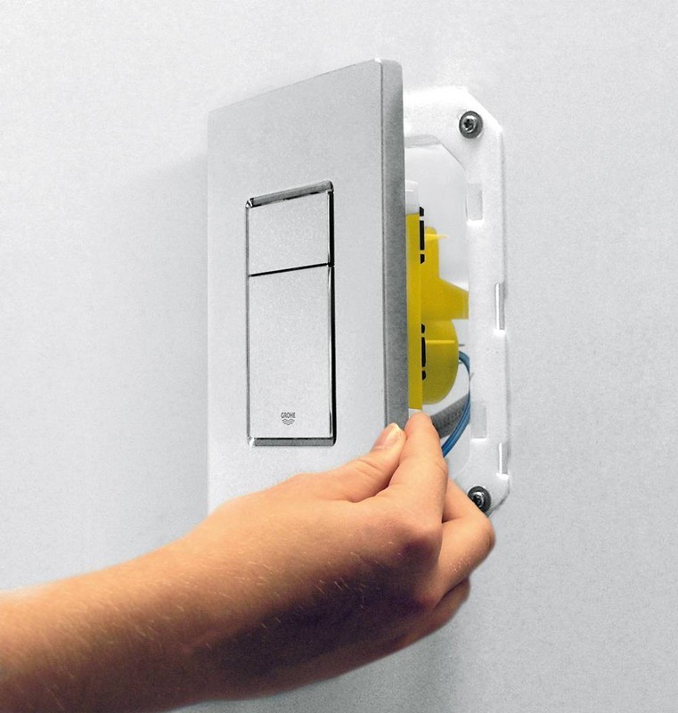 Приобрести grohe клавиша смыва skate cosmopolitan, 3 режима, хром 38732000