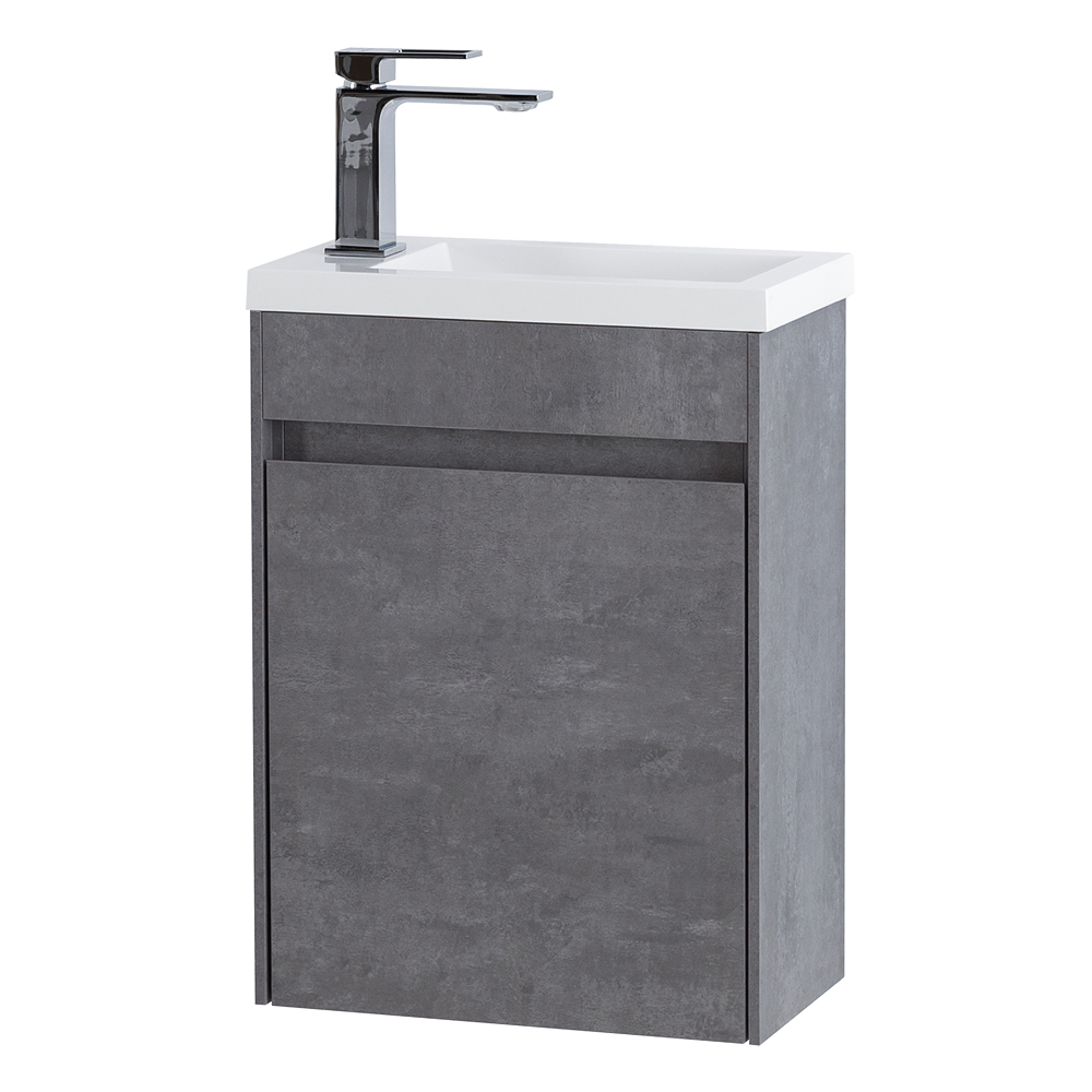 Приобрести belbagno тумба с раковиной pietra mini 40 см, подвесная с дверью 40-r bianco lucido, белая раковина